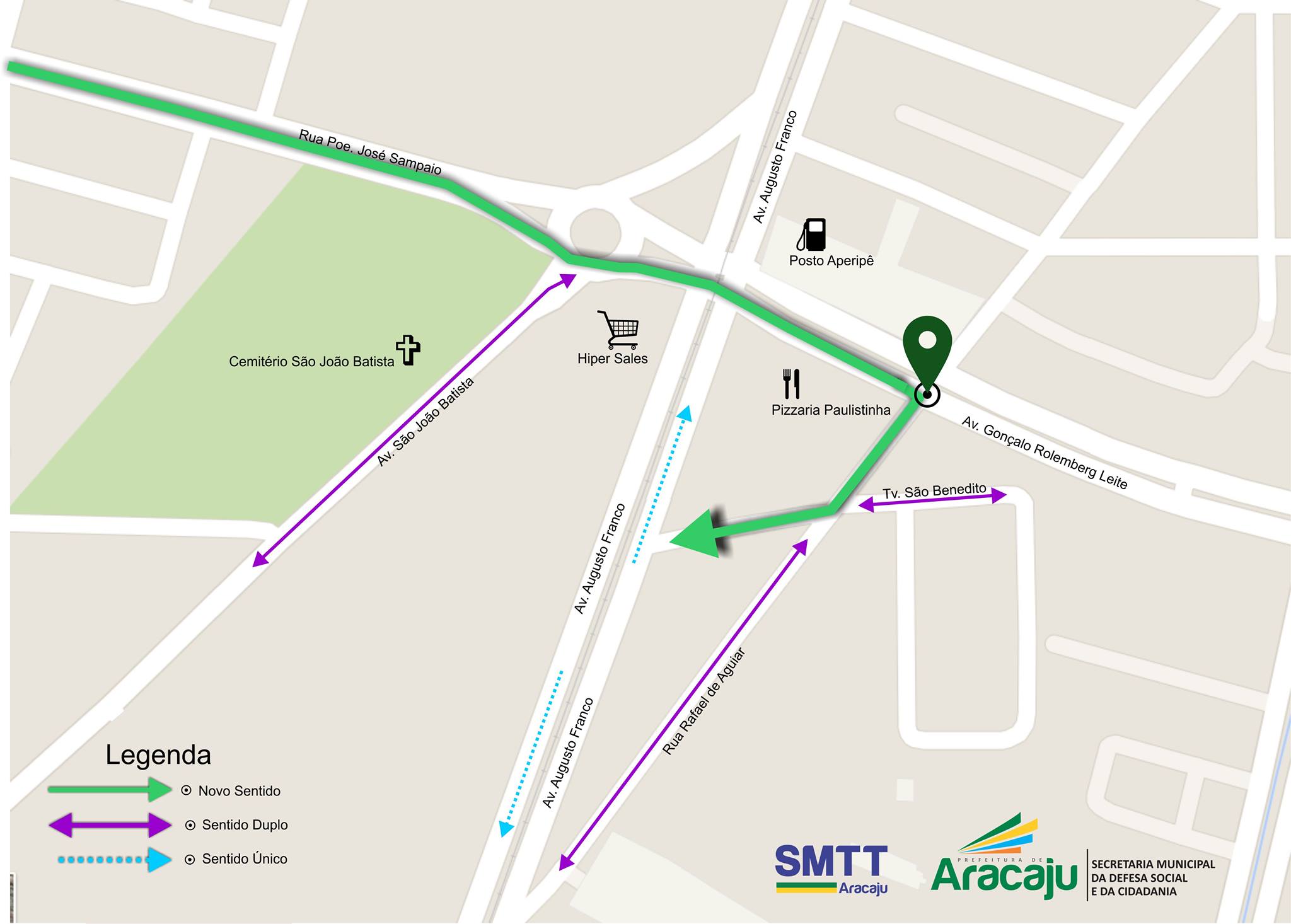 SMTT informa mudança de circulação no bairro Ponto Novo - SMTT Aracaju